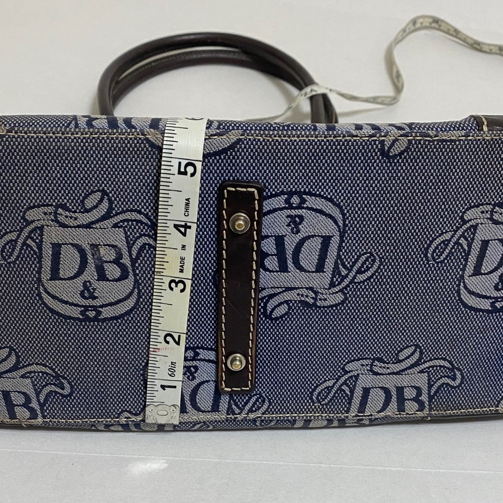 Dooney & Bourke Gray and Brown Shoulder Bag - Picture 10 of 11